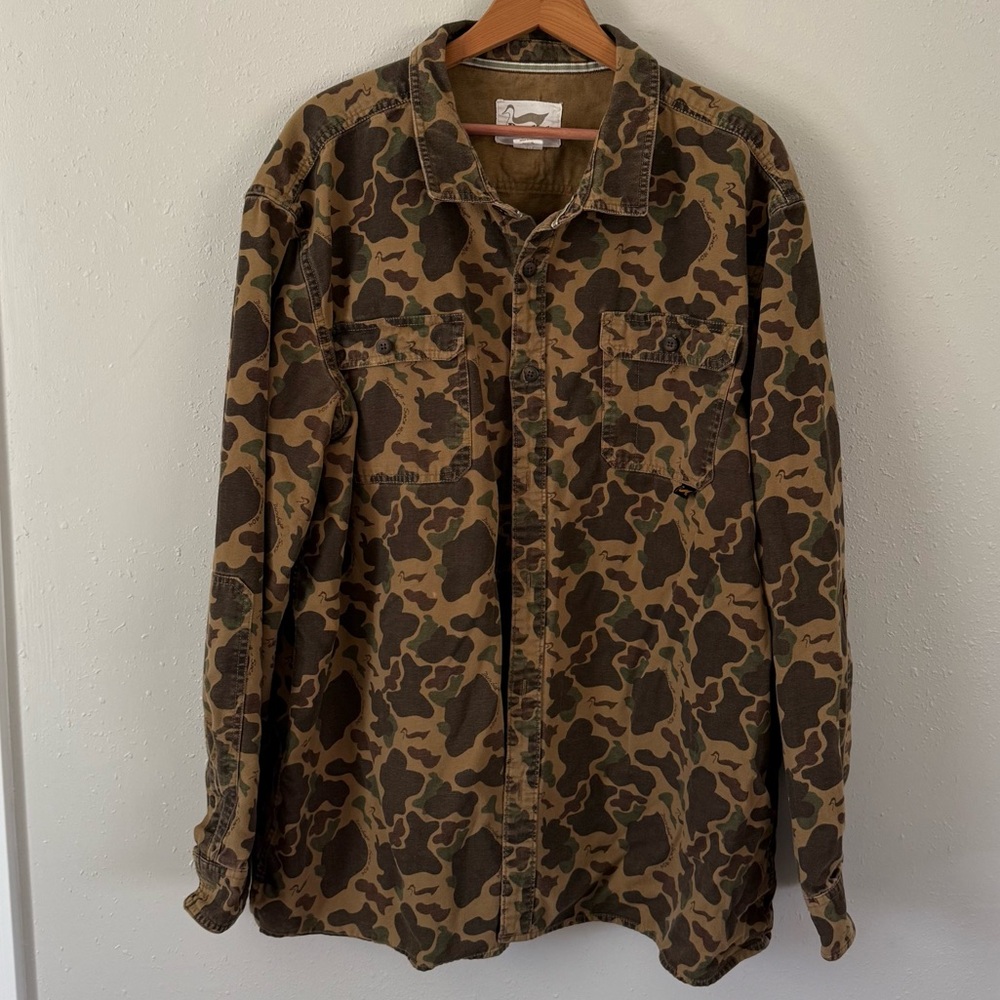 Duxbak Camouflage Shirt Size XXL